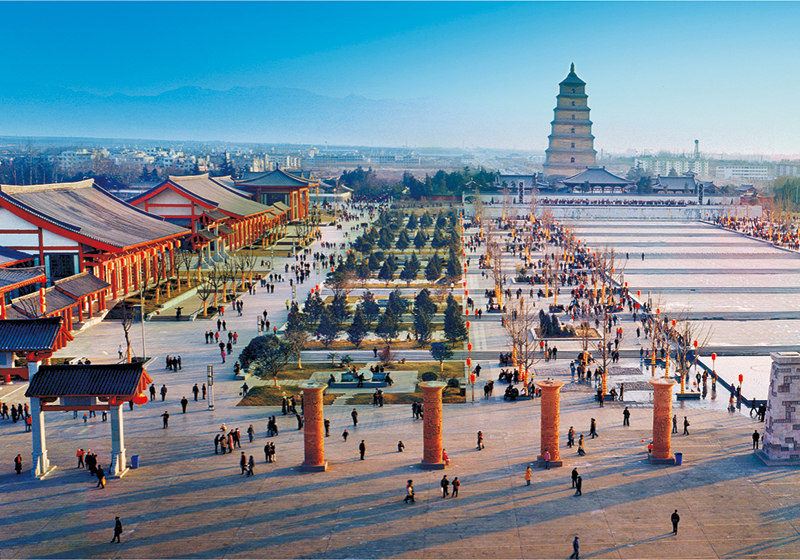 西安大雁塔北广场